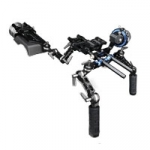 Tilta TT-03-TL (TT03TL) HDSLR Shoulder Mount Rig - includes Follow Focus, Portable Baseplate Handgrips, Adjustable Shoulder Pad + Counterweight Tilta TT-03-TL (TT03TL) HDSLR Shoulder Mount Rig - includes Follow Focus, Portable Baseplate Handgrips, Adjustable Shoulder Pad + Counterweight
